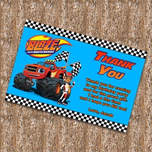 Blaze and the Monster Machines Invitations Personalized - Etsy