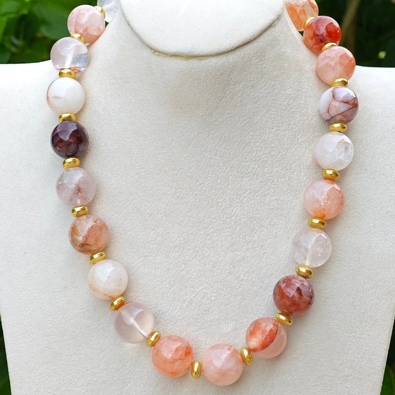 Market and King Gumball Gemstone Necklace