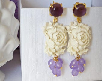 Orecchini "Double pearls" con perle barocche bianche - Gioielli - O Orecchini "Double pearls" con perle barocche bianche - Gioielli - O