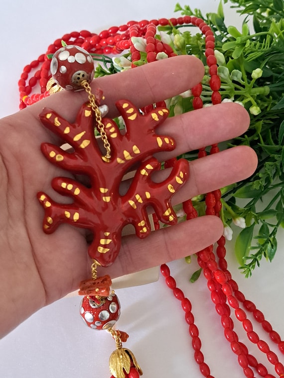 Sicilian coral sales jewelry