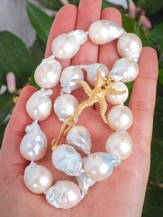 Collana Girocollo Bohémien Jovono Con Perline Di Vetro, Perle E Stelle Marine – Turchese, Lunghezza Regolabile 37+5 Cm, Gioiello Estivo Per Donna, Ideale Per Spiaggia E Feste