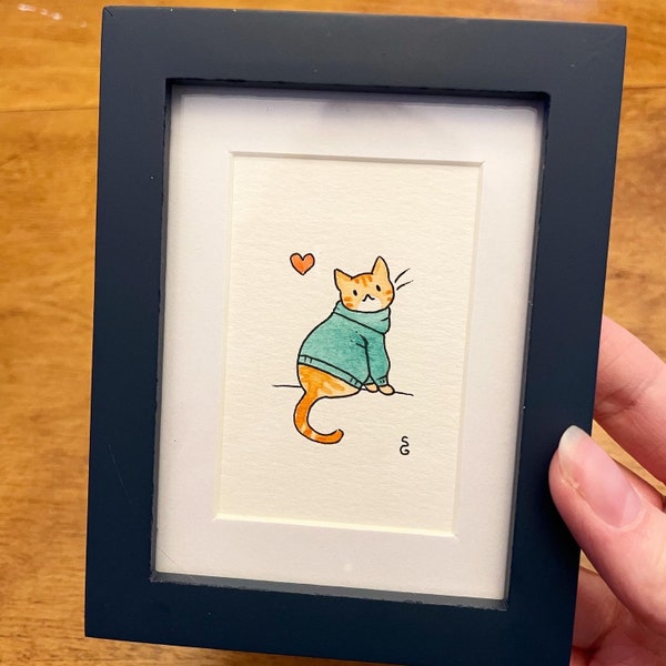 Mini encomenda de aquarela