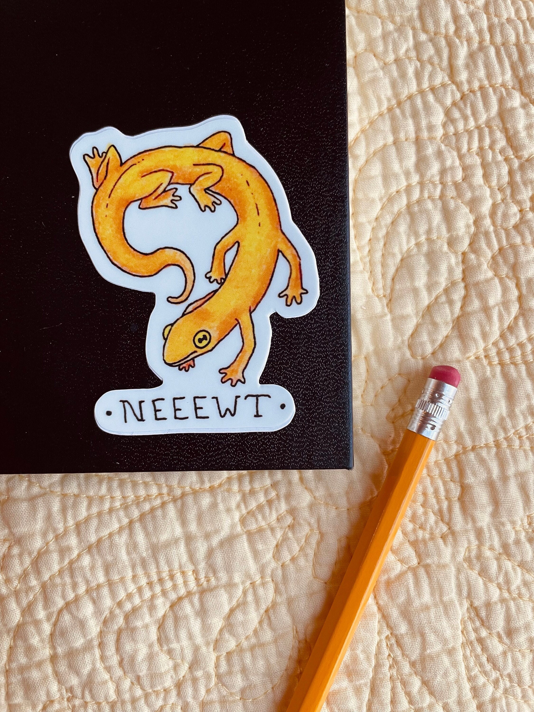 Send Newts Sticker Newt Vinyl Sticker Salamander - Etsy