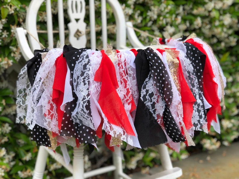 First Birthday Banner 1st Birthday Girl Ladybug highchair banner High Chair Banner Girl Highchair Banner 1st Birthday Banner