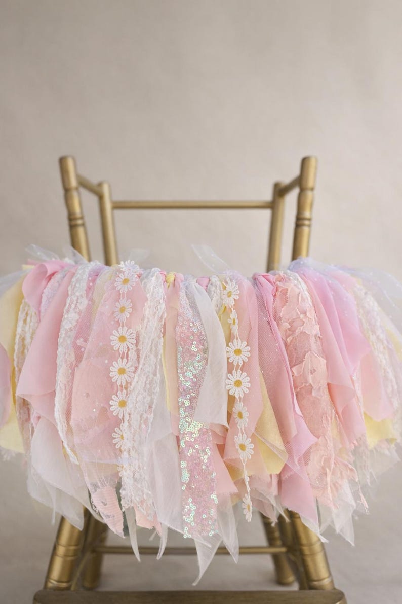 Groovy One Birthday, One Groovy Babe, Highchair Tutu, 1st birthday High Chair Banner, 1 Groovy birthday, Boho first Birthday image 1