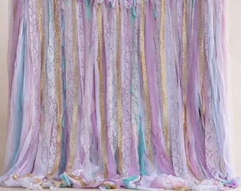 Pastel Rainbow Backdrop, Pastel Party Decor, Pastel Party Decorations, Pastel Party Supplies, Pastel Birthday, Pastel Rainbow Banner