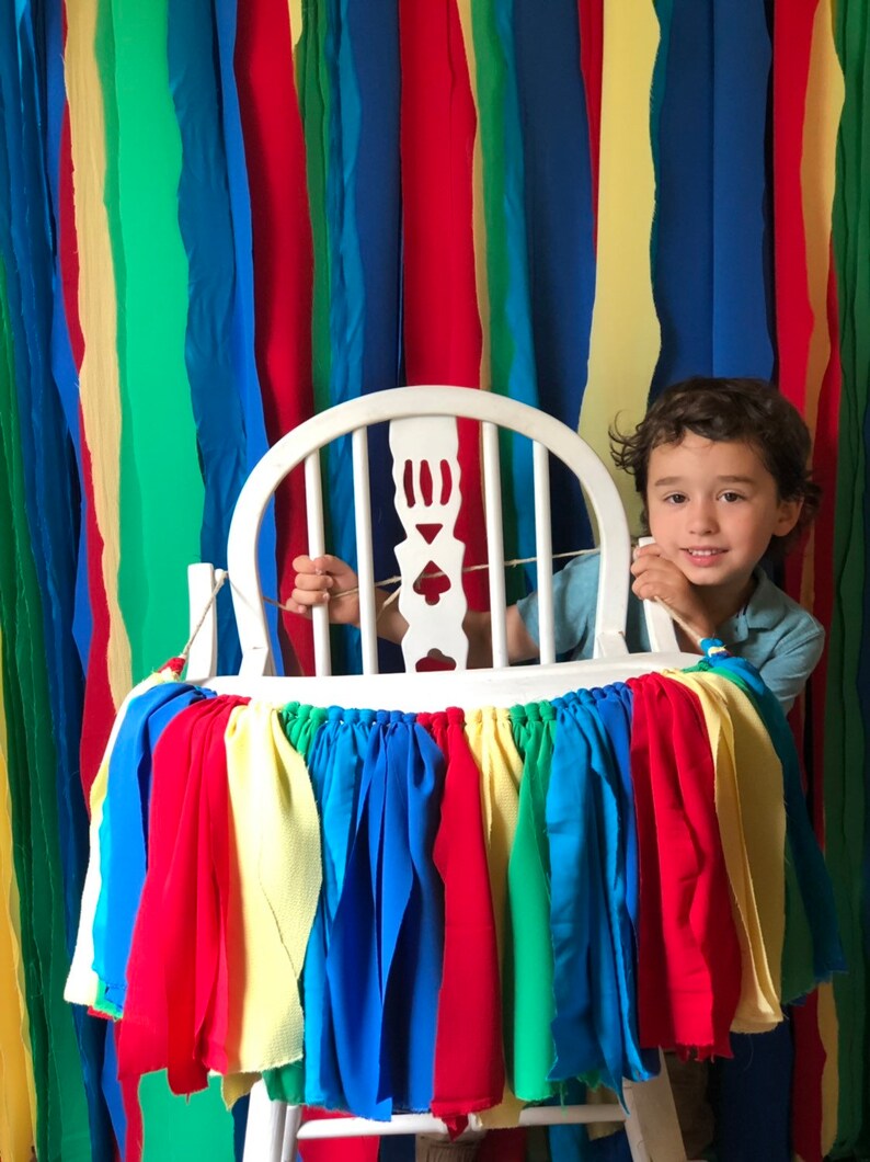 Colorful Banner 1st Birthday Boy First Birthday Banner Boy Highchair Banner Boy Boy First Birthday Decor High Chair Banner Boy