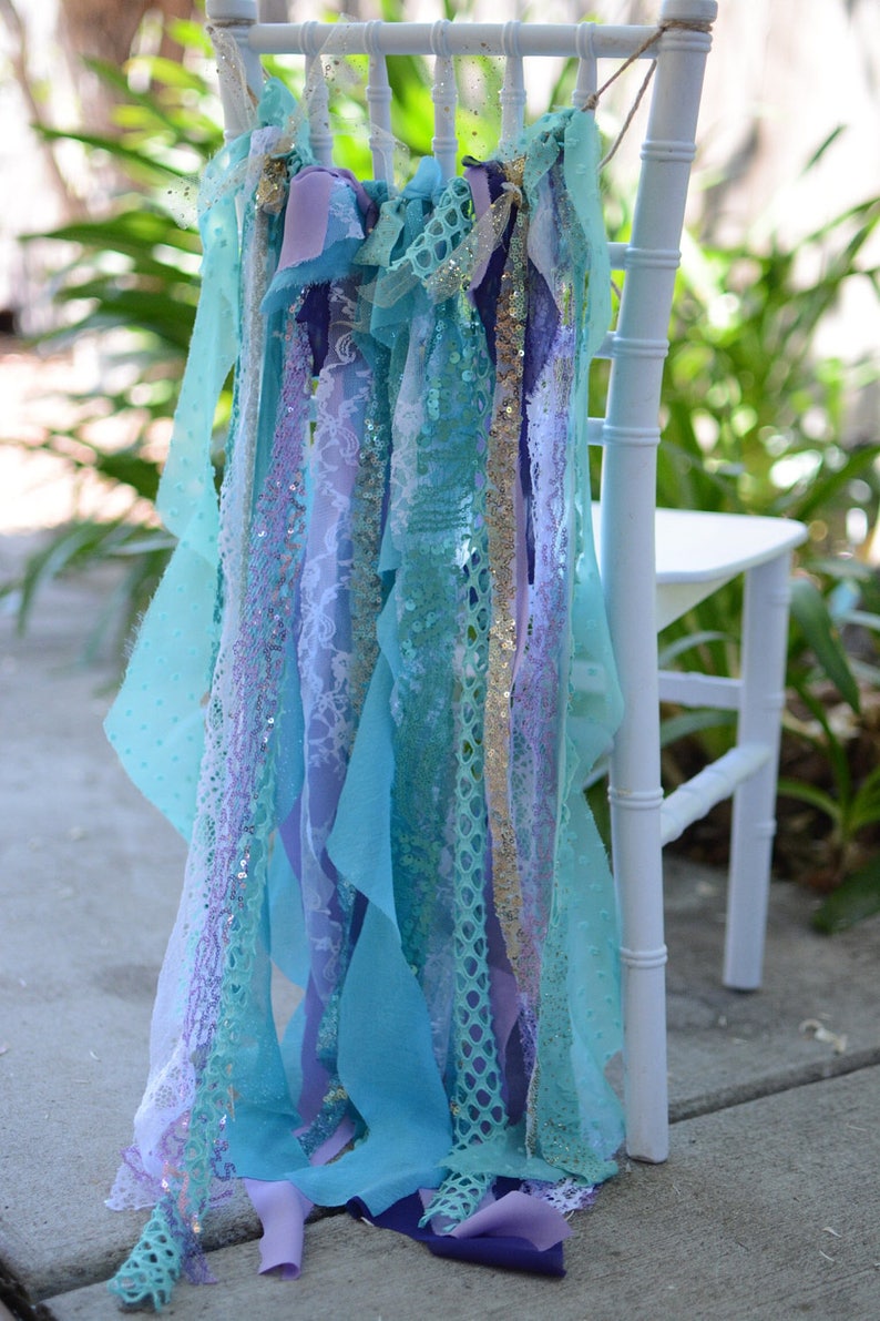 Mermaid Chair Back Mermaid Chair Cover Mermaid Chair Decor Mermaid Party Favors Mermaid Chair Decorations Mermaid Party Decorations