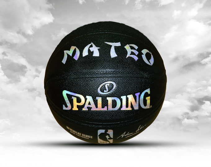 Ballon de basketball Spalding Neverflat personnalisé