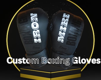 Guantes de boxeo personalizados Negro