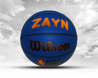 Customized Personalized Wilson Forge Plus Indoor/Outdoor Basketball