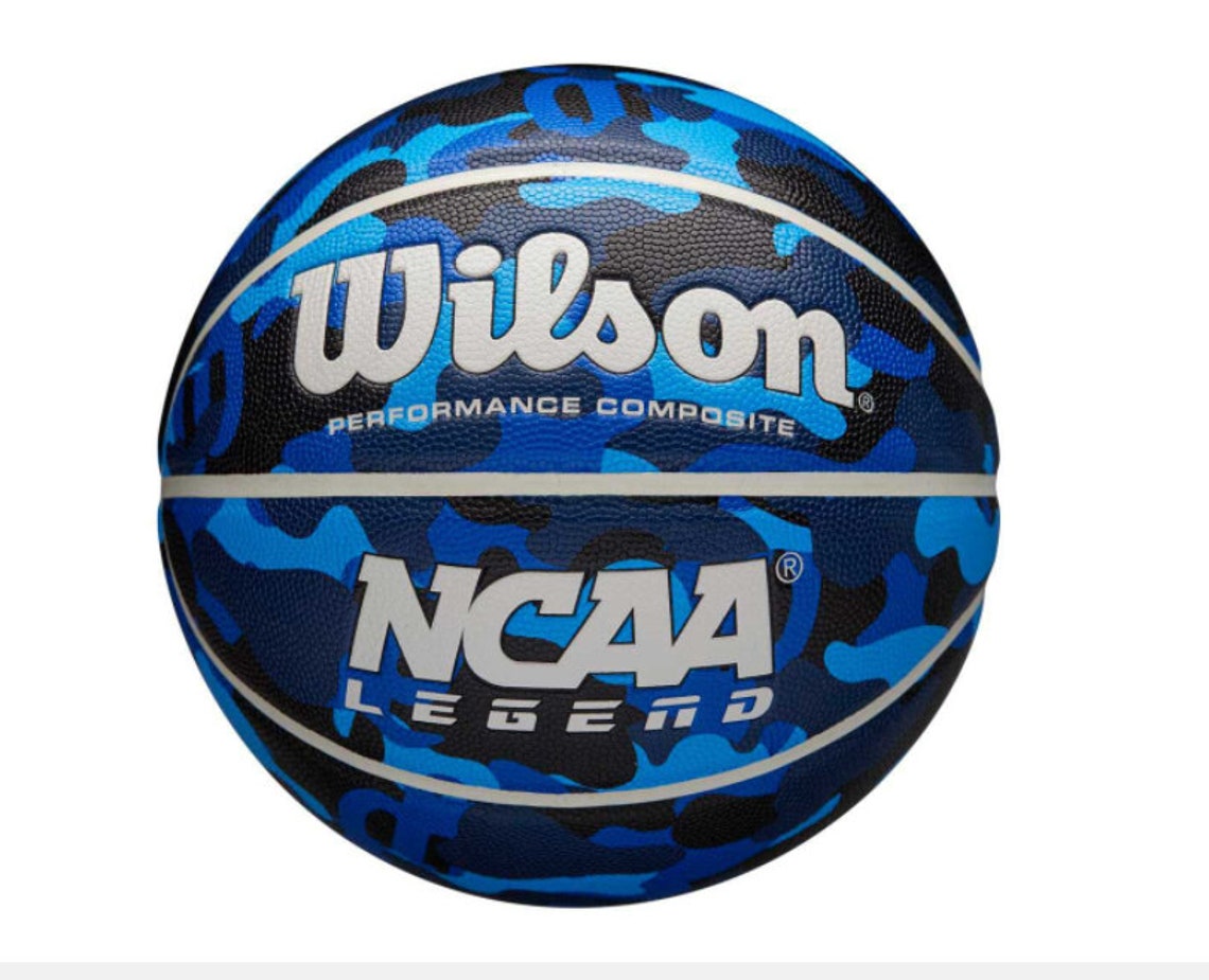 thumbnail image 2 of Wilson NCAA Legend Basketball - Blue Camo, Size 7 (29.5") For Indoor & Outdoor Play 2 of 13