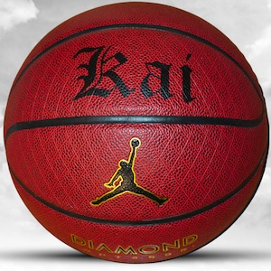 Customized Personalized Nike Jordan Diamond Basketball