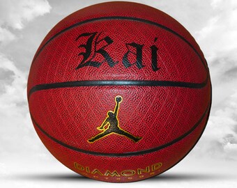 Customized Personalized Nike Jordan Diamond Basketball