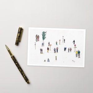 Marcher en Islande, Carte postale