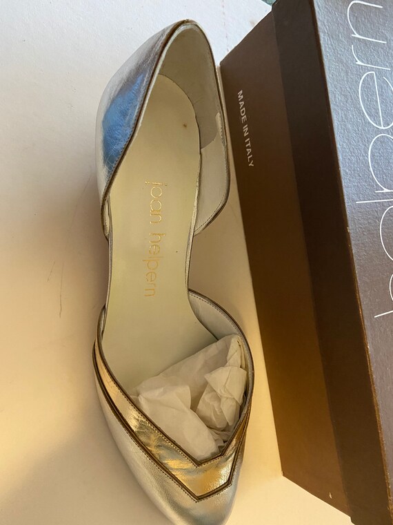 Vintage Joan Helpern Metallizzato Shoes