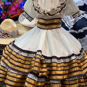 Escaramuza Charra. Mexican Dress. Custom Made order for ages: 8-12 image 1