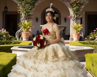 Mexican Quinceaera. Custom Made. Quince Gown. Vestido Quinceaera  Mexicana. Mexican Embroidered Dress. Charra Quinceaera Dress. - Etsy