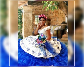 sachin and babi light blue dress Charro Quinceanera Dresses  ABC Fashion