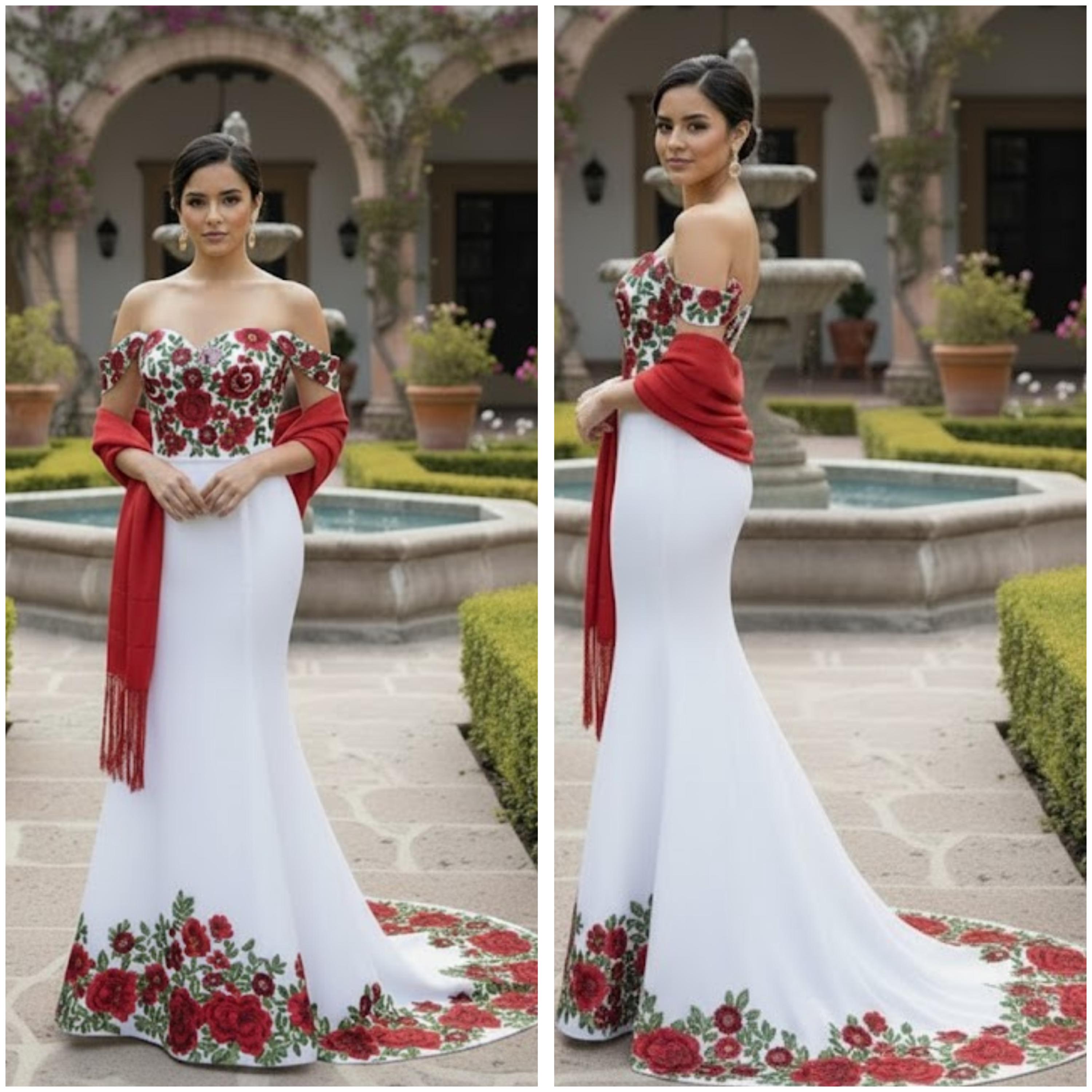 Vestidos de novia mexicanos bordados España