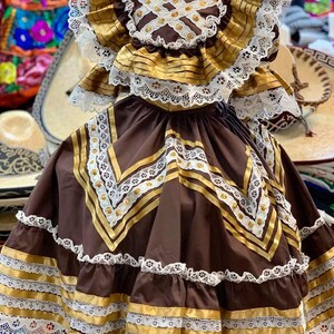 Escaramuza Charra. Mexican Dress. Custom Made order for ages: 8-12 image 2