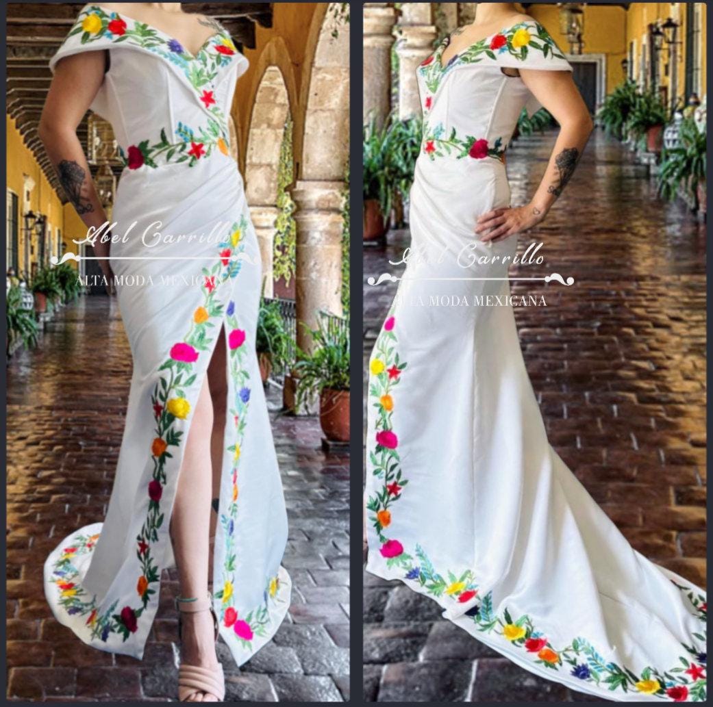 De Novia Vestidos TÃpicos Mexicanos Elegantes Vestido Mexicano