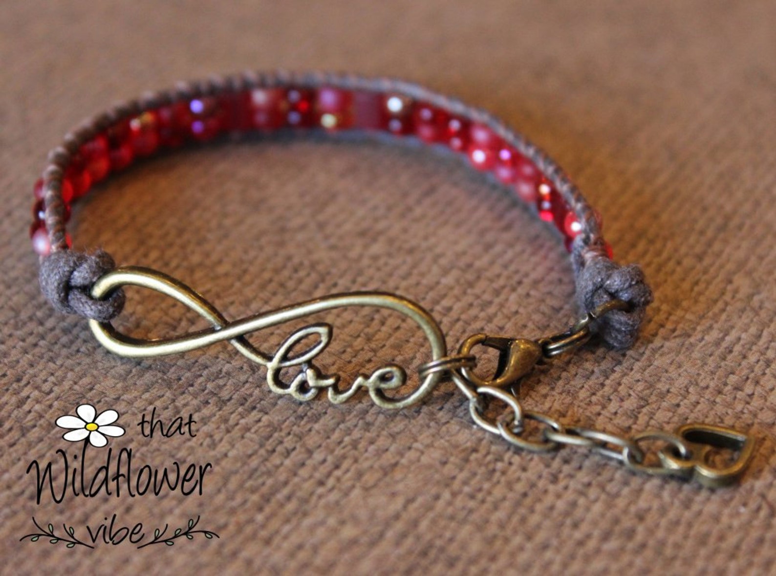 Eternity Love Wrap Bracelet Eternity Bracelet Love Bracelet Etsy