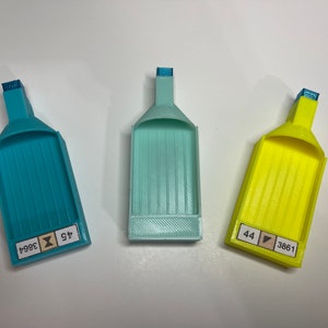 Pintura de diamantes impresa en 3D &quot;Confetti Minder&quot; Bandeja pequeña para las pequeñas áreas de confeti en su pintura de diamantes Disponible en 12 colores