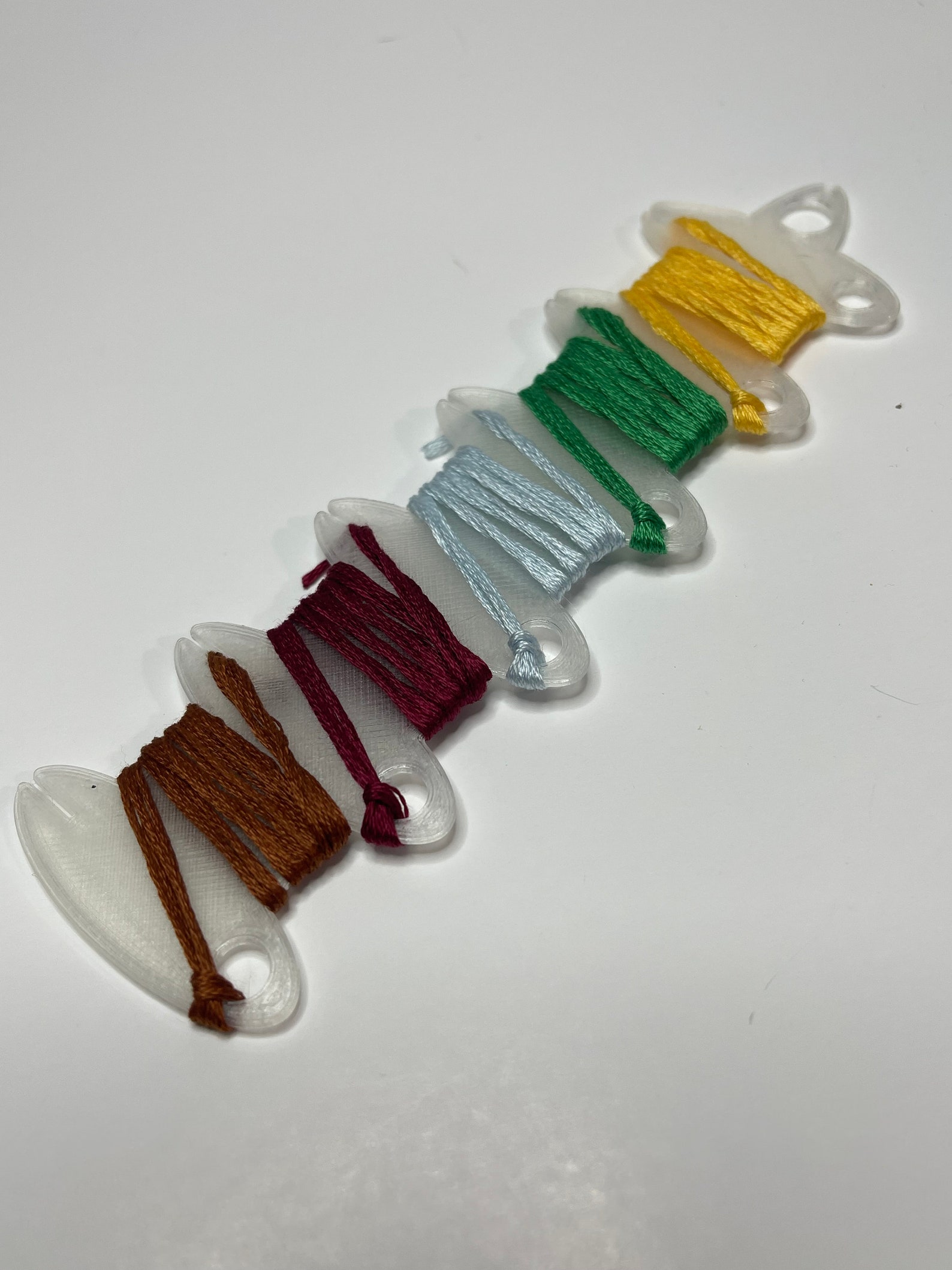 3 Pack of 3d Printed Cross Stitch Floss Keepers for Hanging or Etsy