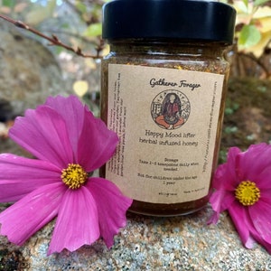 Herbal infused honey - Happy Honey