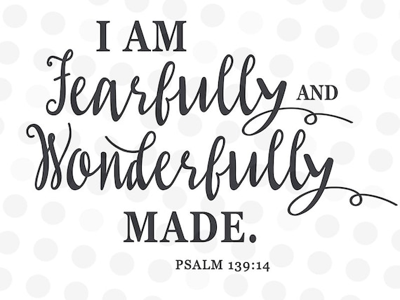 verse about wonderfully made