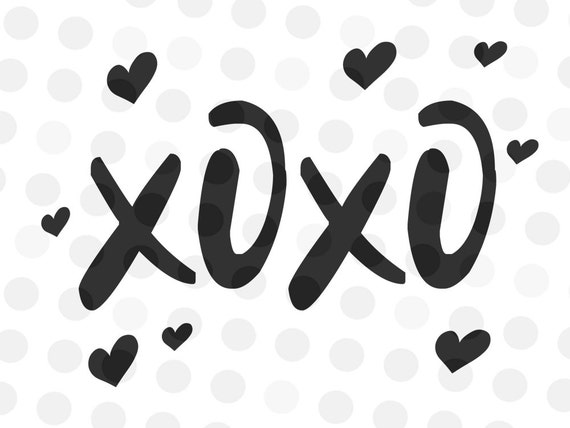 Download Xoxo Svg Valentine Svg Svg Files Love Svg Svg Designs Etsy