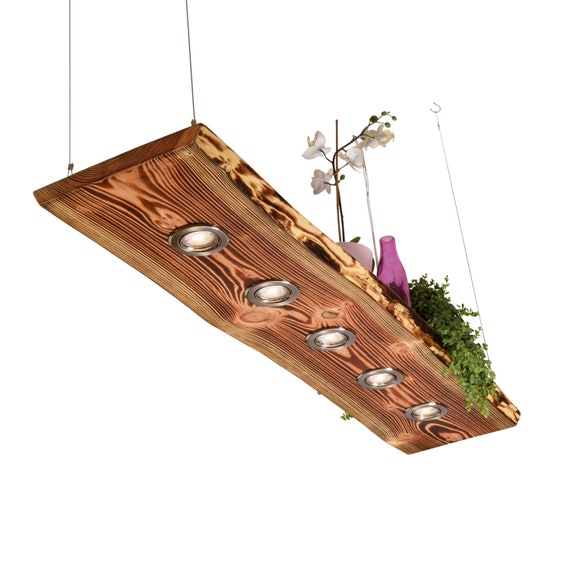 Ceiling light flamed larch - hanging lamp - pendant light