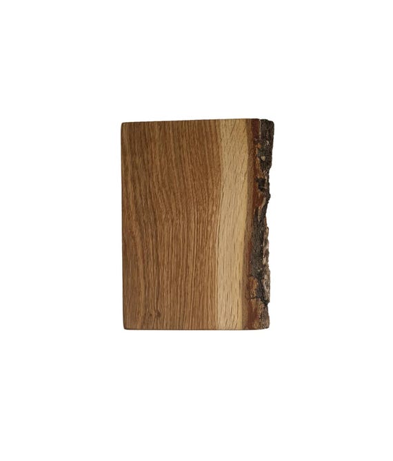 Oak LED wall light, handmade