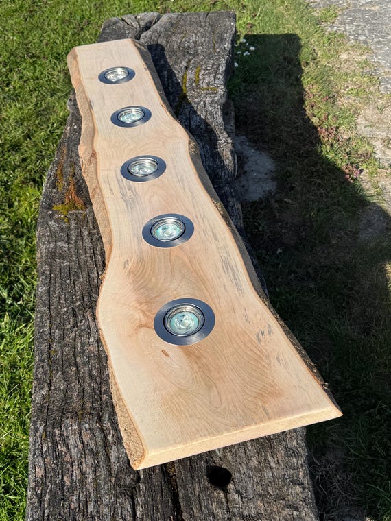 Pendant light maple - unique piece