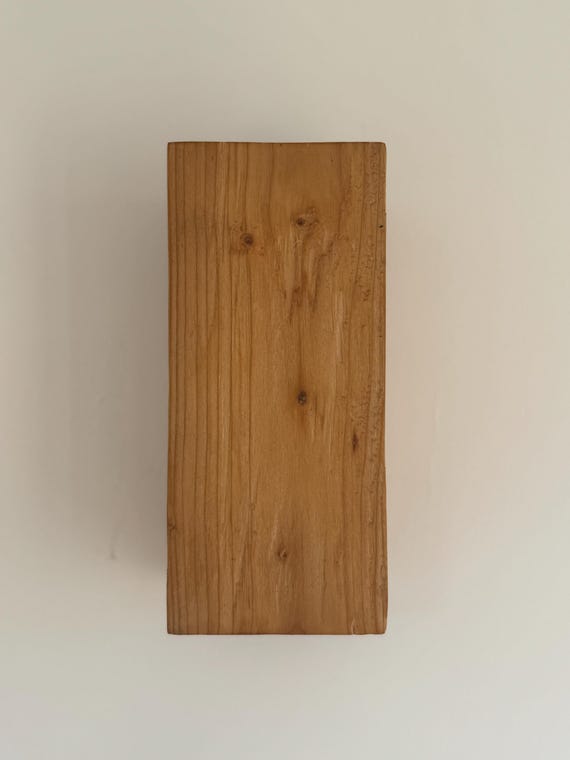 High-quality handcrafted old wood wall lamp with LEDs as a unique piece "No. 513"