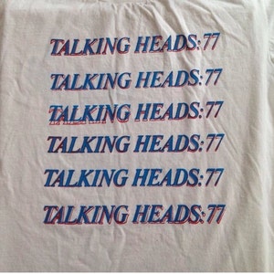 Talking Heads shirt