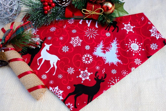 Xmas Cookie Bandana Winter Dog Bandana Holiday Bandana Reindeer Dog Bandana Holiday Dog Bandana Christmas Bandana Xmas Dog Bandana