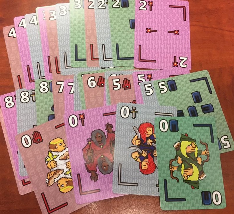 Puzzle Dungeon Solitaire Card Game Etsy