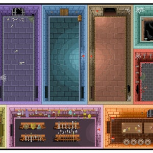 Puzzle Dungeon Spielmatte 60 x 36 cm