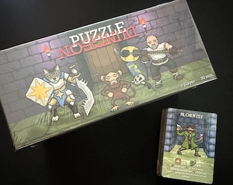 Puzzle Dungeon Intro Deck & Deluxe Edition Solitaire Card Game Bundle