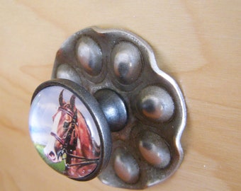 Large Rustic Backplate for Knobs