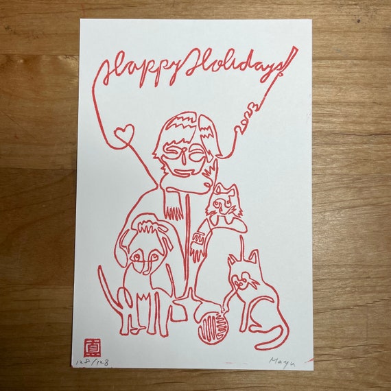 Christmas 2023(red) - Etsy