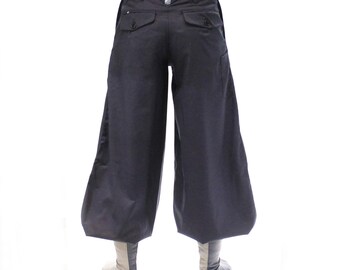 NIKKA JAPANESE PANTS in black jodhpur pants Japanese | Etsy