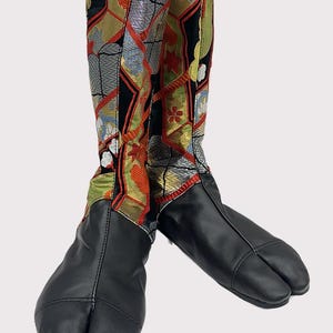 Japanese Obi brocade Tabi boots - size 38