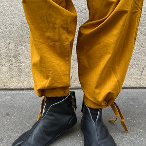 Leather Tabi Ankle Boots, hallux valgus correction, bare foot sensation, comfortable image 10