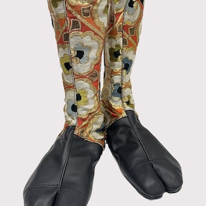 Japanese Obi brocade Tabi boots - size 39