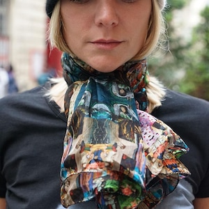 Silk scarf Spirited Away