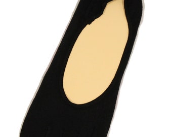 Calcetines Tabi invisibles, antideslizantes, calcetines de 5 dedos