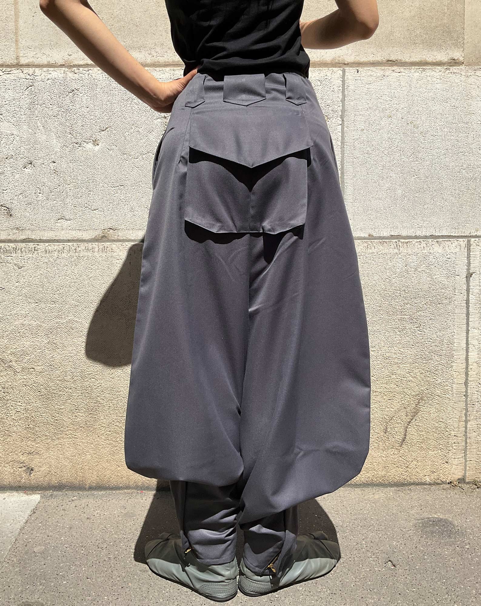 【HI FI FNK】Osaka Nylon Pants CHUCK regular twill chino pants - Dachshund
